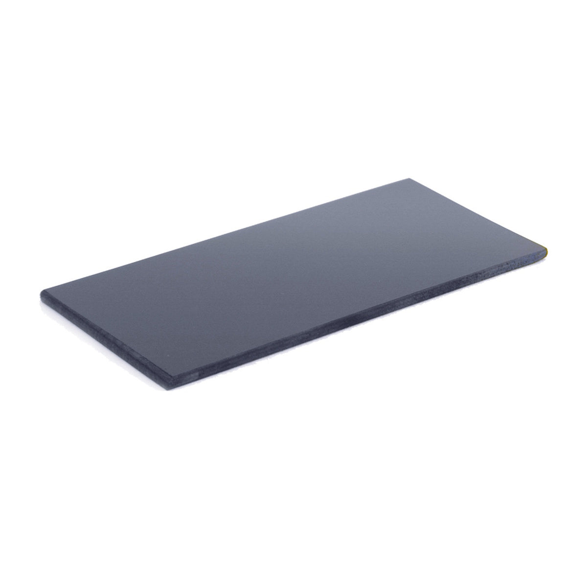 Lincoln 2x4.25 Passive Super Visibility Welding Lens KP1981 in black glass, rectangular, displayed on white background.