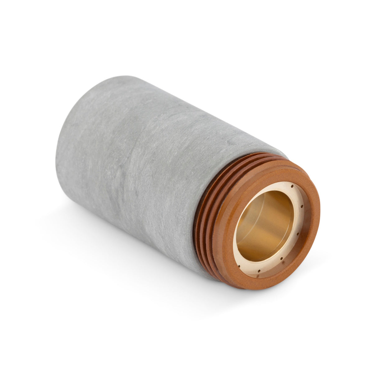 Lincoln FlexCut PRO 35A-125A Shield Cup KP5887-1 with brown grooved ring and gold center.