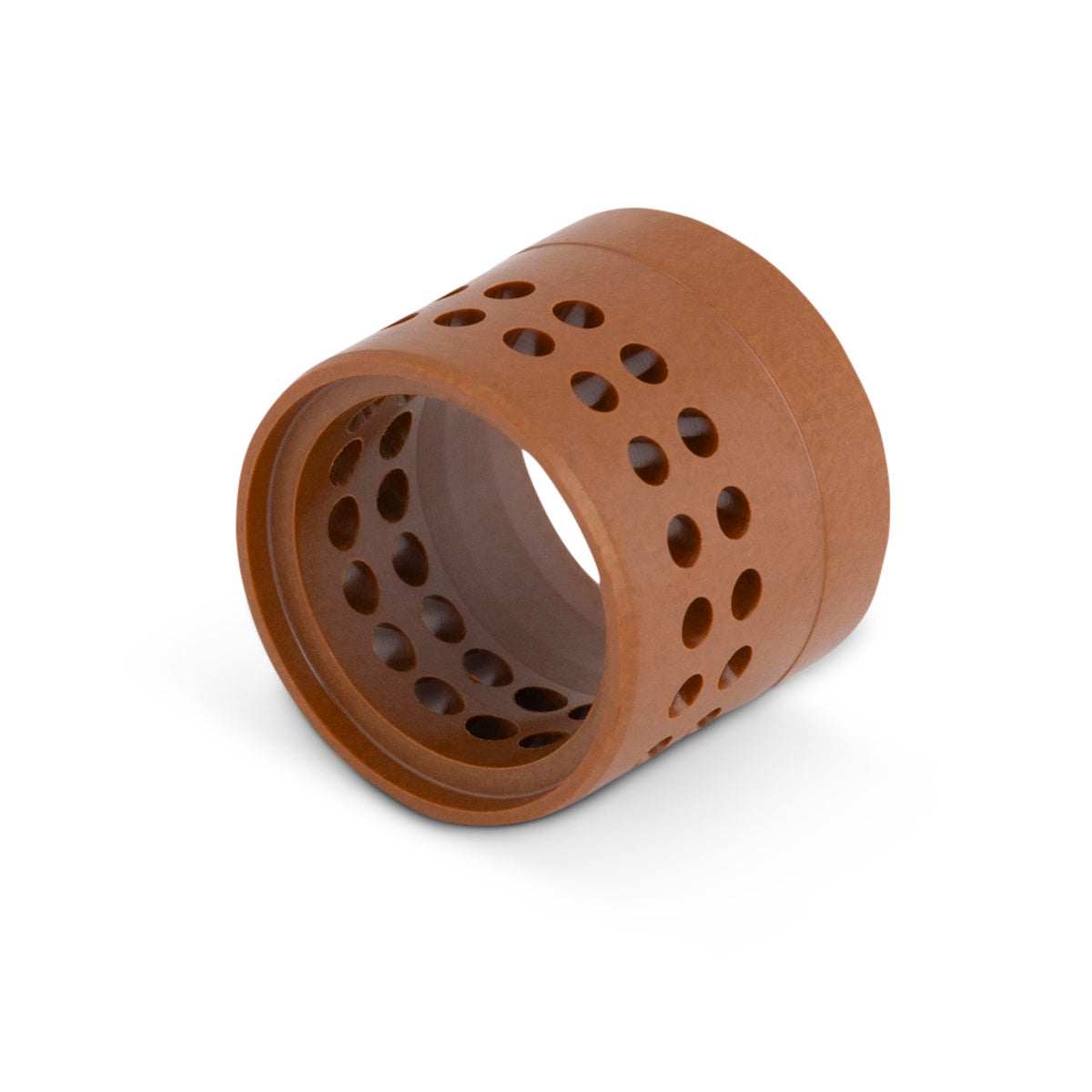 Lincoln FlexCut PRO 35A-85A Swirl Ring KP5881-1, cylindrical with holes, for plasma torch consumables.