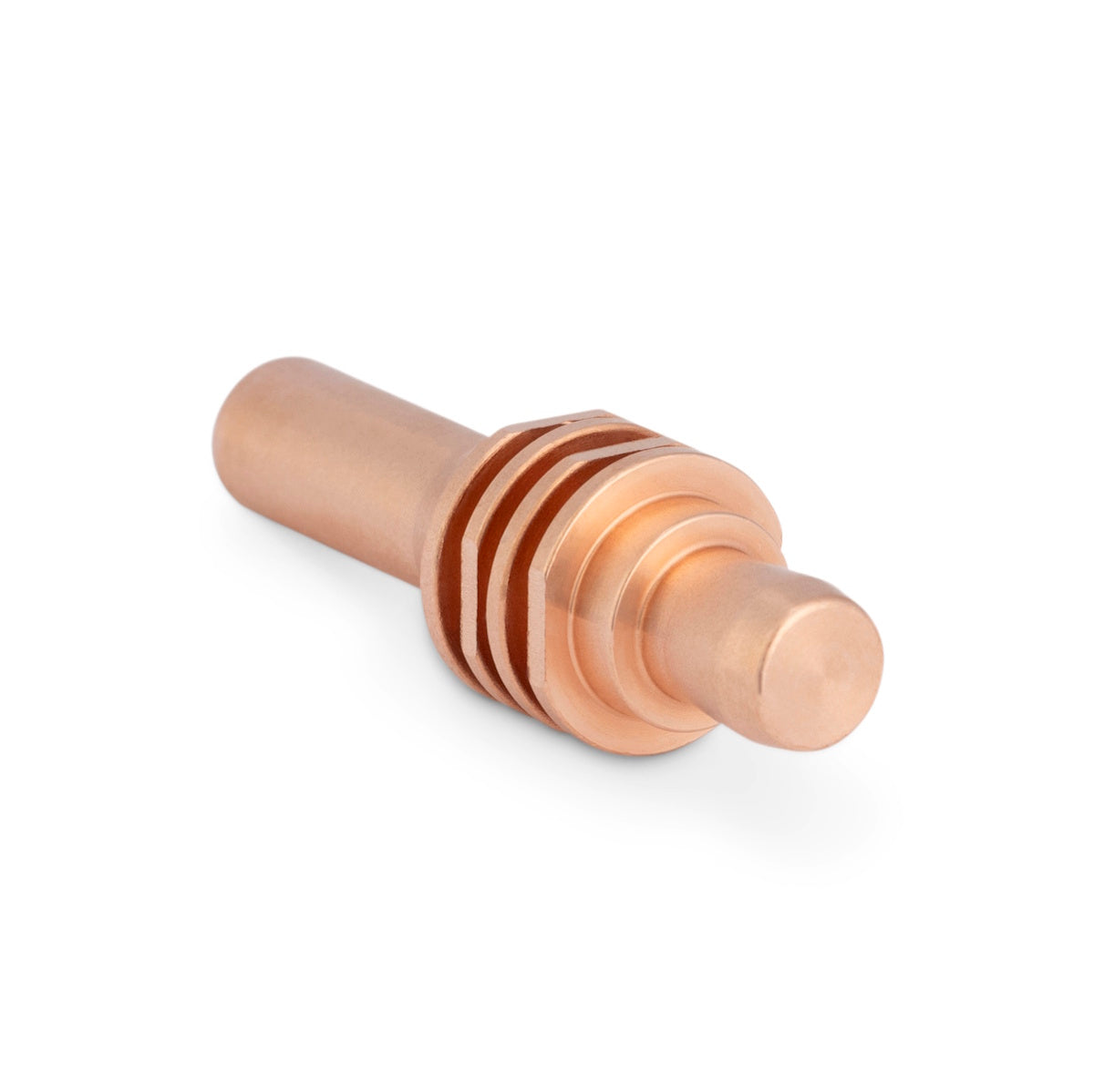 Lincoln FlexCut PRO Electrode copper cylindrical component with grooves, compatible with KP5857-1 torch, Pkg/5.