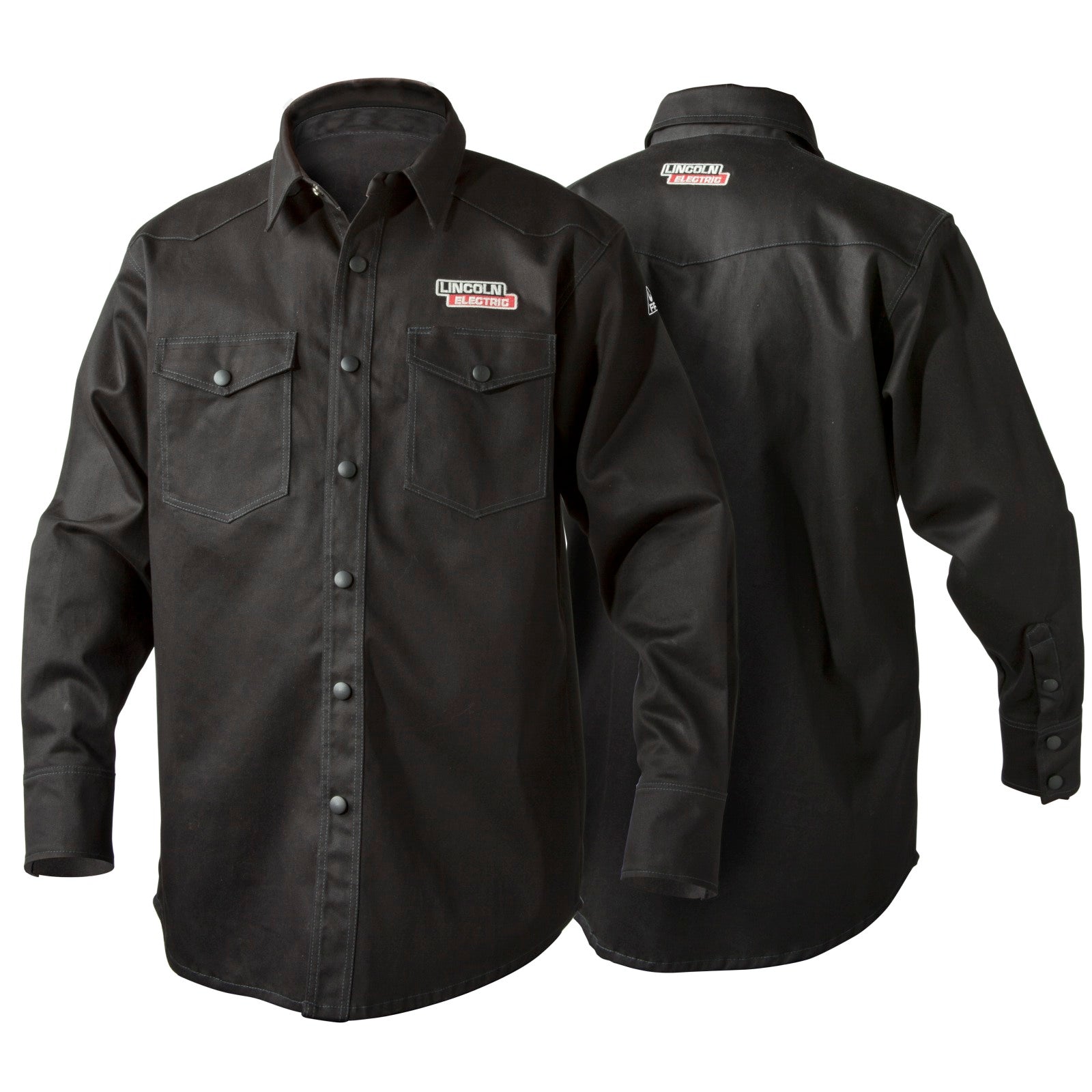 Lincoln Black Flame Retardant Welding Shirt (K3113)
