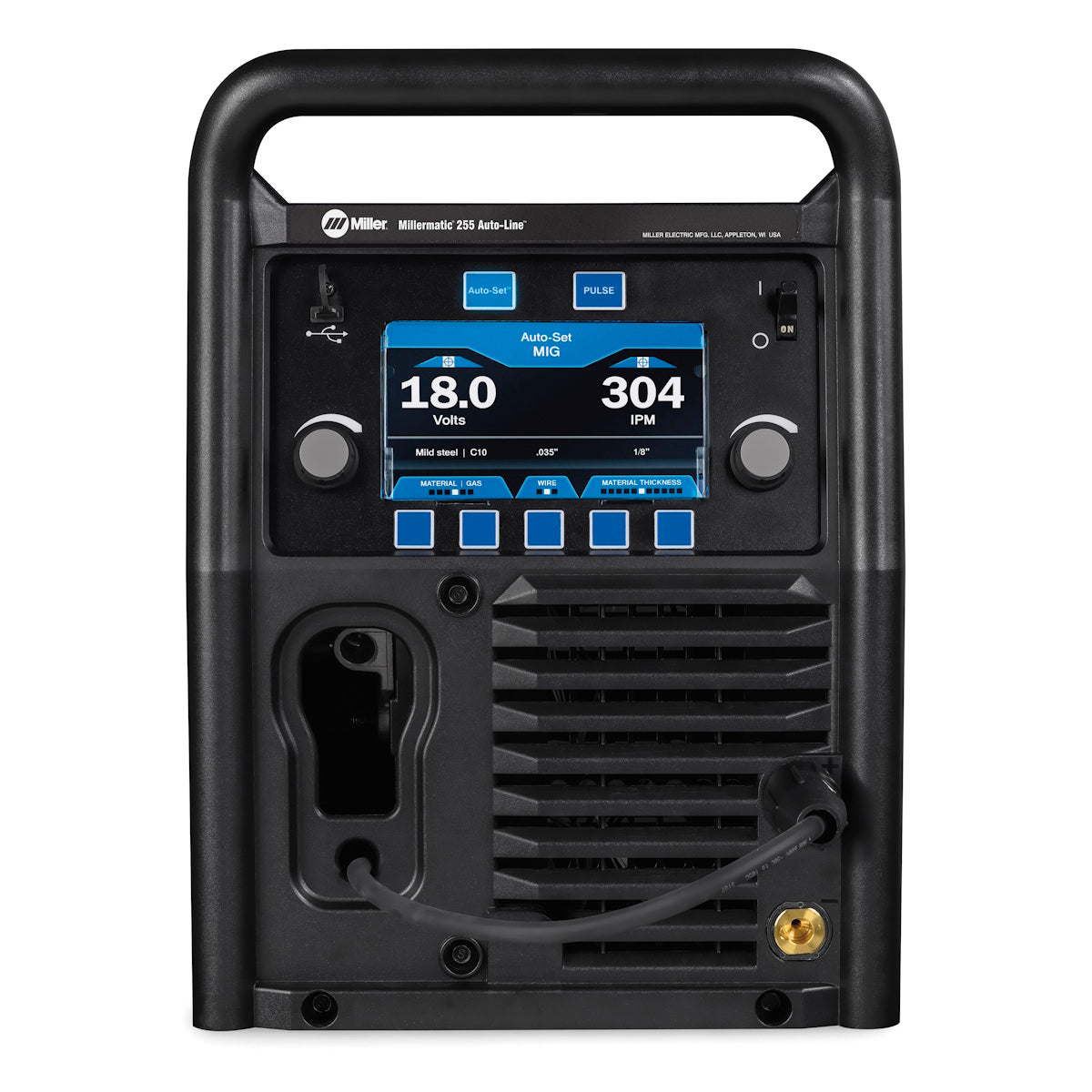 Miller Millermatic 255 Auto-Line MIG/Pulsed MIG Welder 208-575V (907964)