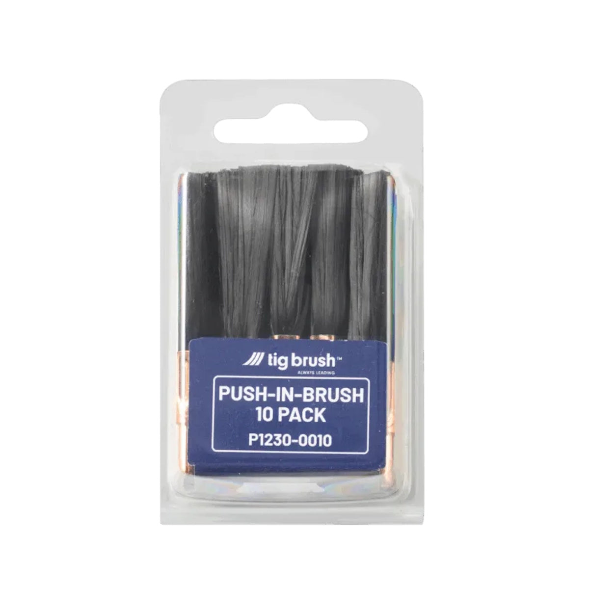 TIG Brush Slimline/LocWand Torch Brushes P1230-0010 10-pack for weld cleaning.