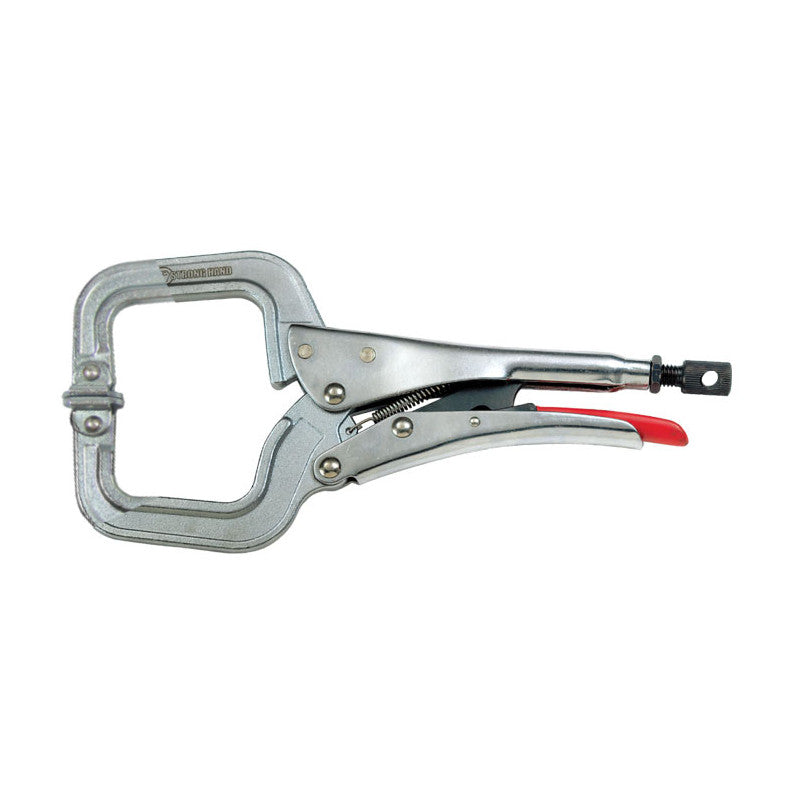 Strong Hand Tools 11 in. Swivel Pad Locking C Clamp (PR115S)