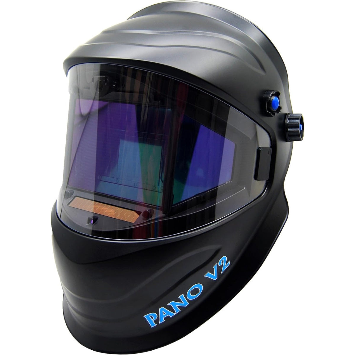 blue demon true view pano v2 welding helmet