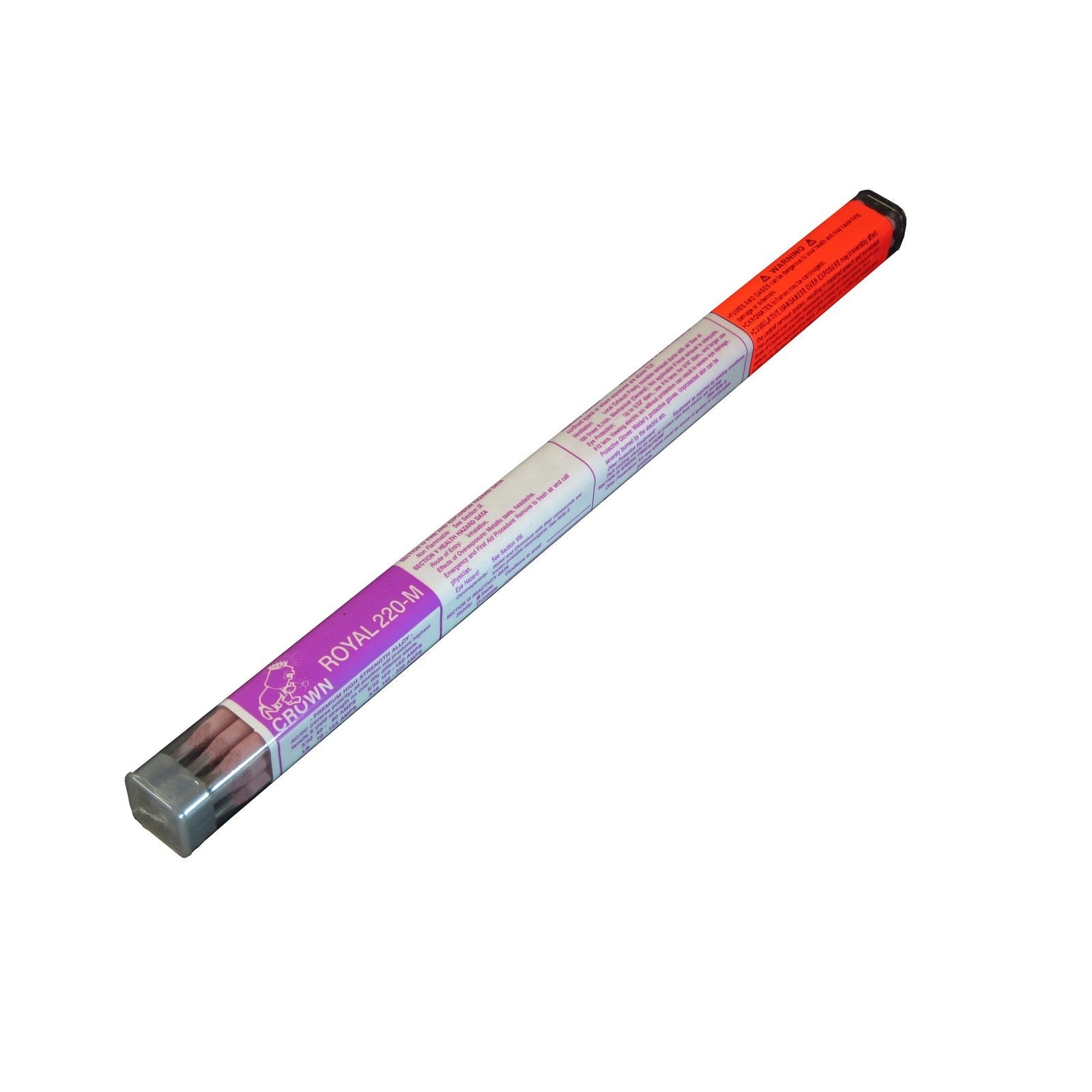 Crown Alloy 3/32 ROYAL 220-M BR.PKG. Super Alloy for Welding ALL Steels ELECTRODE 1 lb TUBE (RE220M/EN-BP)