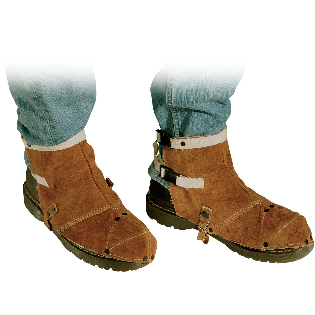 1 Pair Welder Foot Cover Leather Welding Spats Protective Shoes Feet Cover Protection Flame Resistant Boot For Welder #40 - 1420 1 Pair Welder Foot Cover Leather Welding Spats Protective Shoes Feet Cover Protection Flame Resistant Boot For Welder #40 - 1420