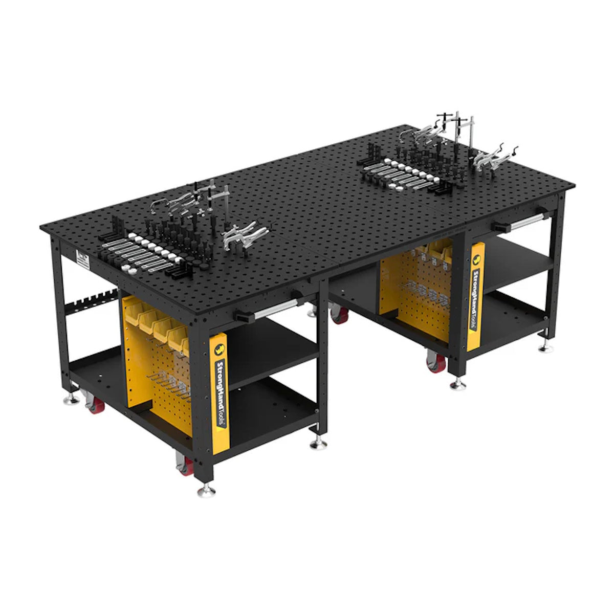 strong hand tools 48 x 30 double rhino cart w/accessories