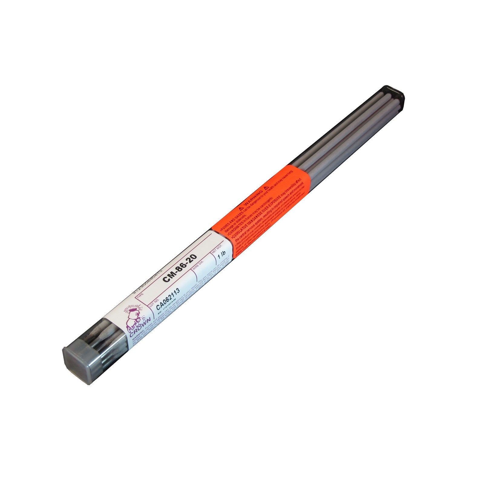 Crown Alloy 5/32 CM-86-20 BR.PKG. Chrome-Nickel-Moly (8620) Tool Steel ELECTRODE 1 lb TUBE (TECM86/EP-BP)