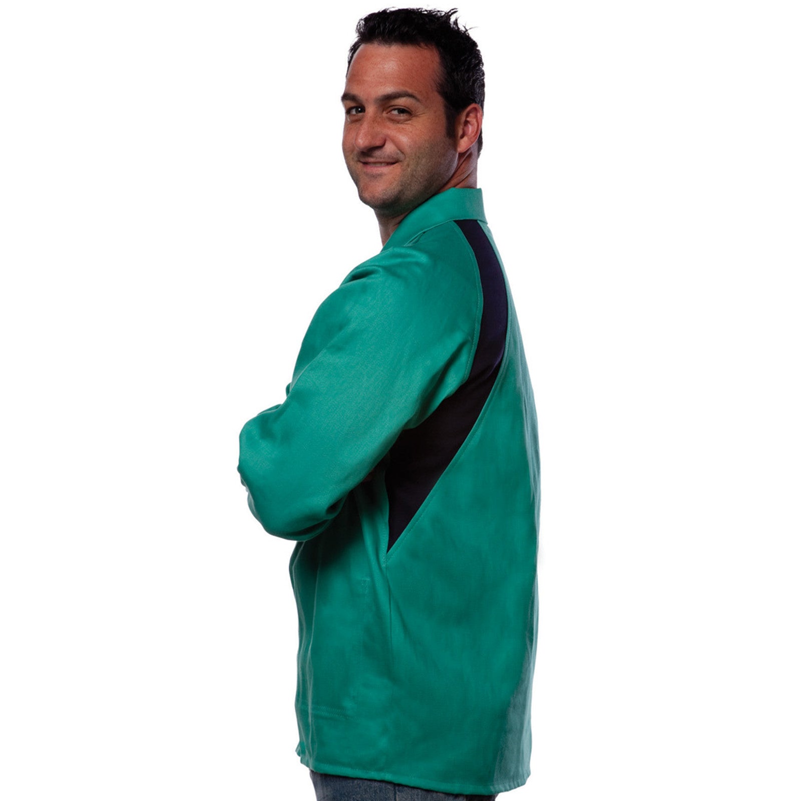 Tillman 6360 Freedom Flex FR Green Cotton Welding Jacket