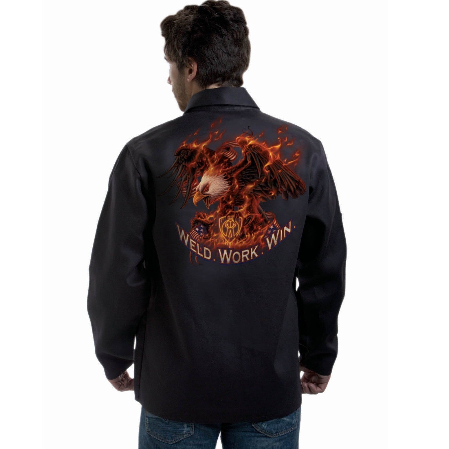 Tillman 9063 Weld.Work.Win. Black Onyx Welding Jacket for sale