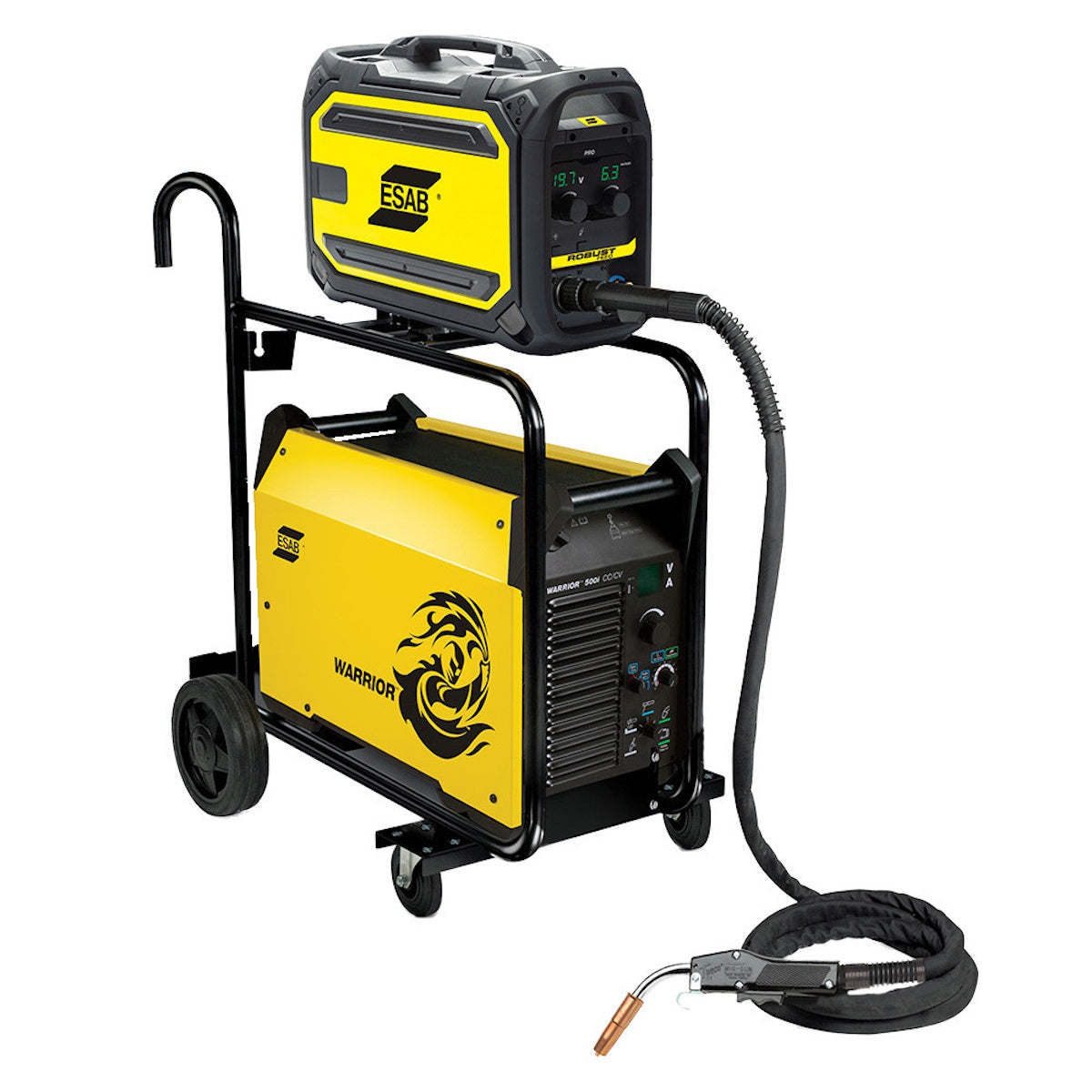 Esab Warrior 500i CC/CV Multi Process Welder Fully Loaded 460V 3PH (0558102697)