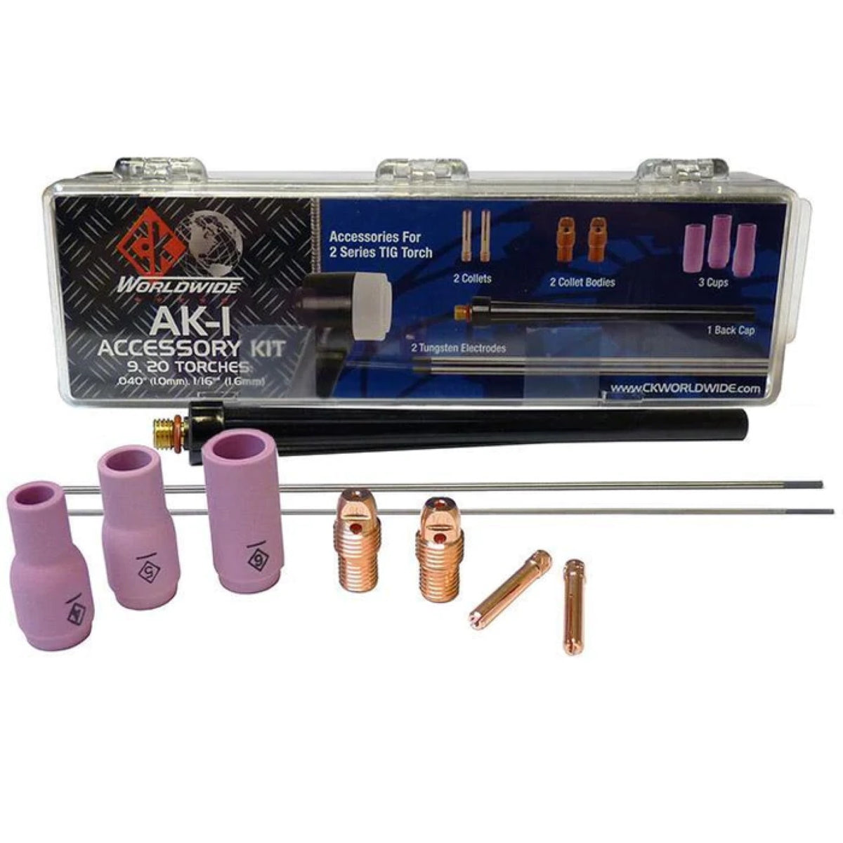 CK Worldwide 2 Series TIG Torch Accessory Kit (AK-1)