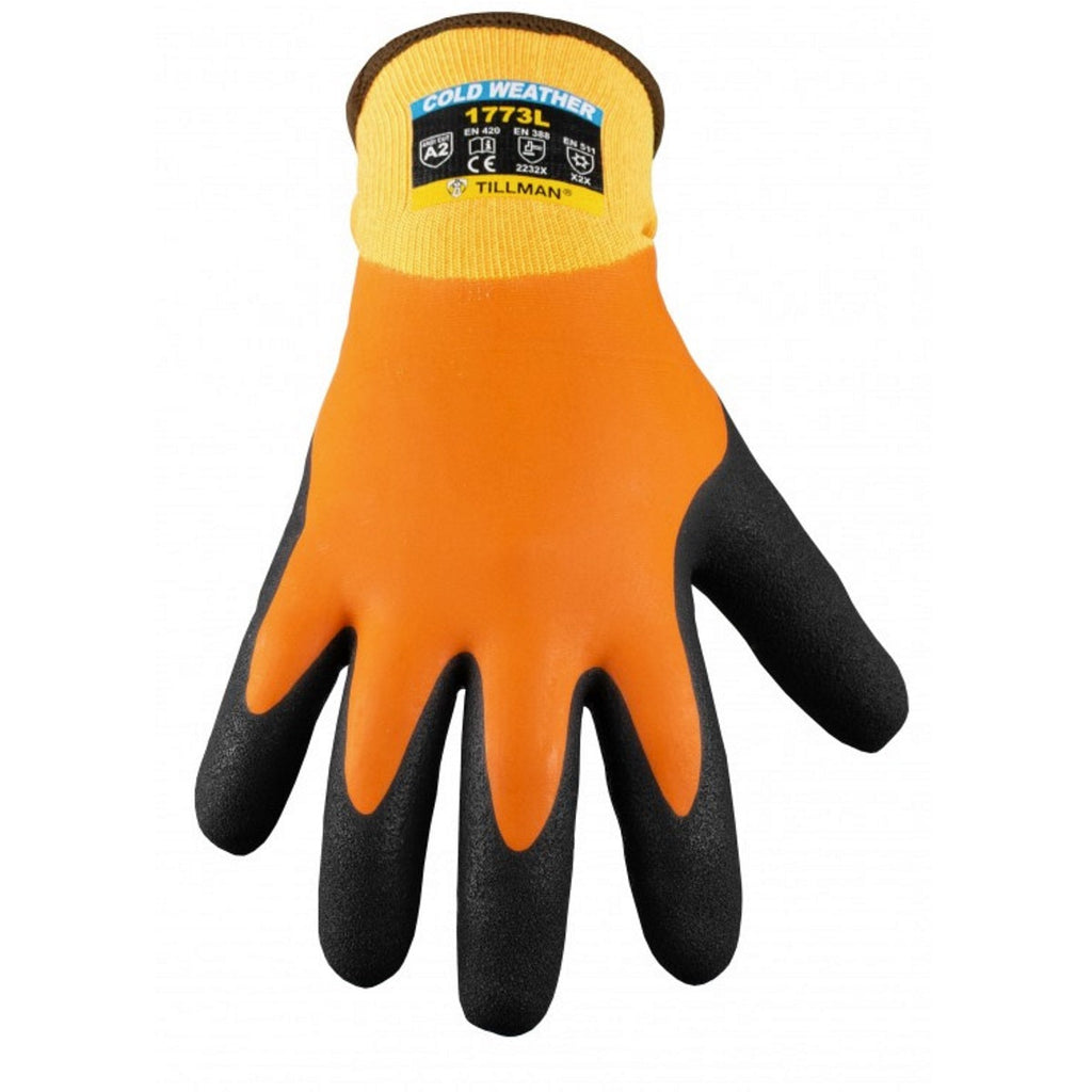 Tillman Cold Weather Insulated Work Gloves - Leather Lined, Heavy Duty Winter Gloves