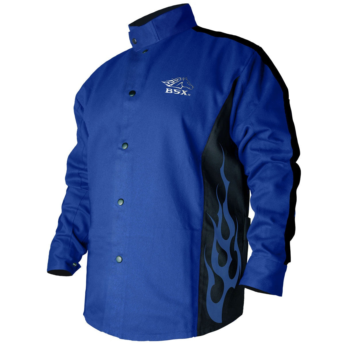 Revco Black Stallion BSX 9oz Royal Blue FR Cotton Welding Jacket (BXRB9C)