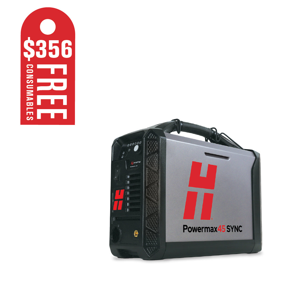 Hypertherm Powermax 45 SYNC Plasma Cutter w/CPC 25ft Mechanized Torch (088580)