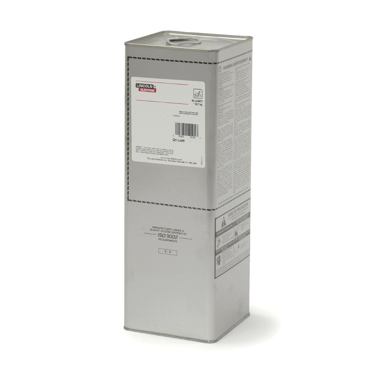 Lincoln Excalibur 7018 MR 1/8 inch Electrode 50lb Can