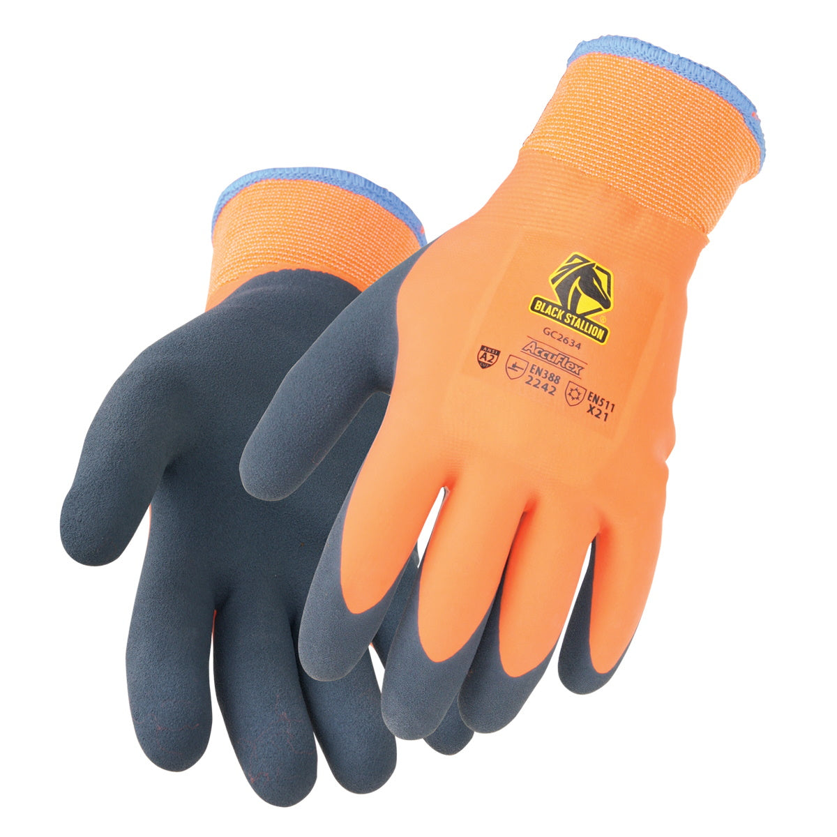 Black Stallion AccuFlex Double Latex Terry-Lined Winter Gloves (GC2634-OA)