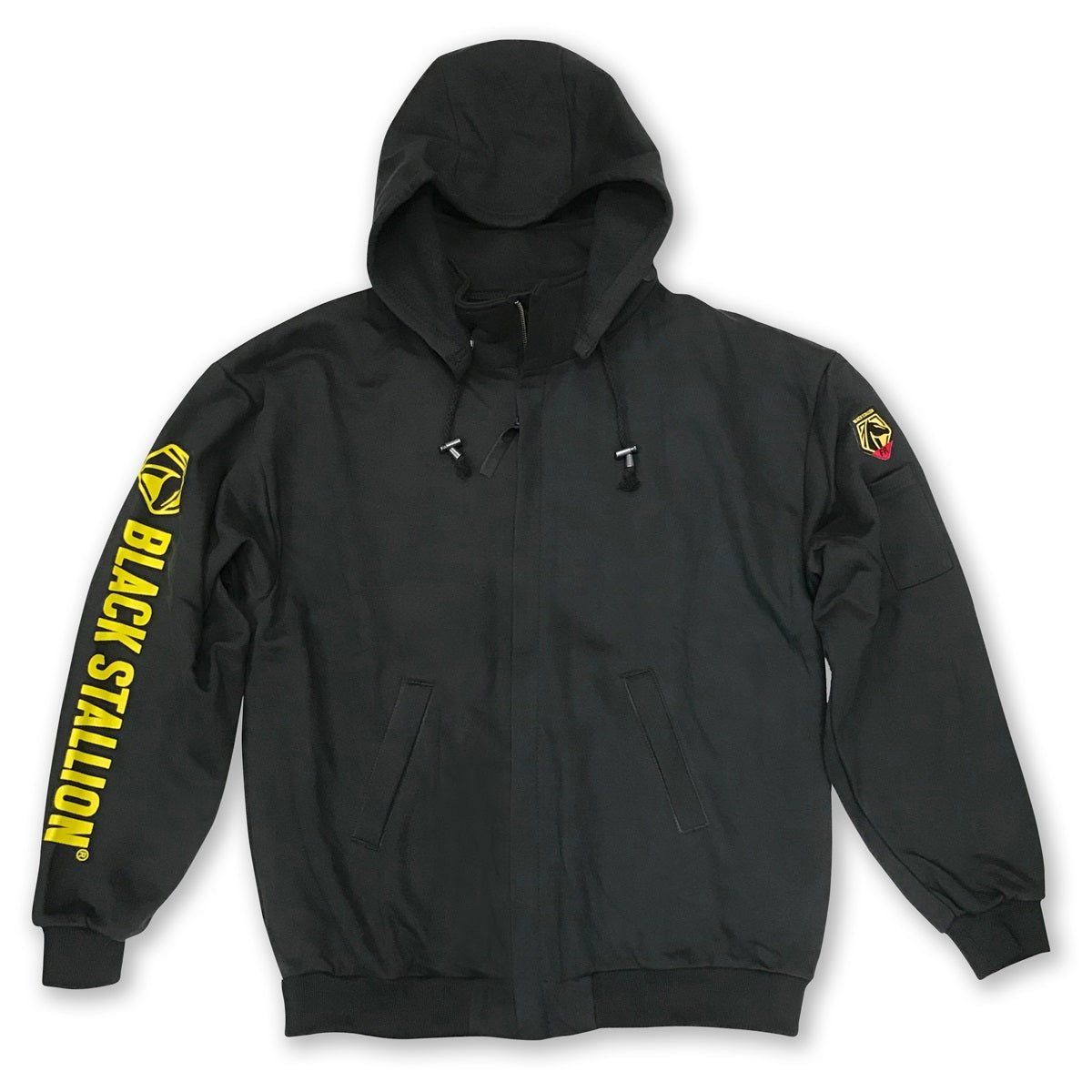 Revco Black Stallion 9oz Black Full-Zip FR Hooded Sweatshirt (JF1331-BK)