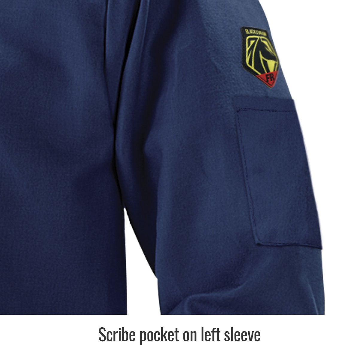 Revco Black Stallion Navy Premium Lenzing FR Welding Jacket (JF4520-NV)