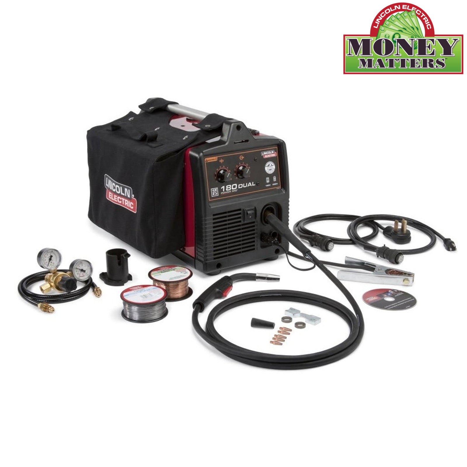 Lincoln Power MIG 180 Dual MIG Welder Package (K3018-2)