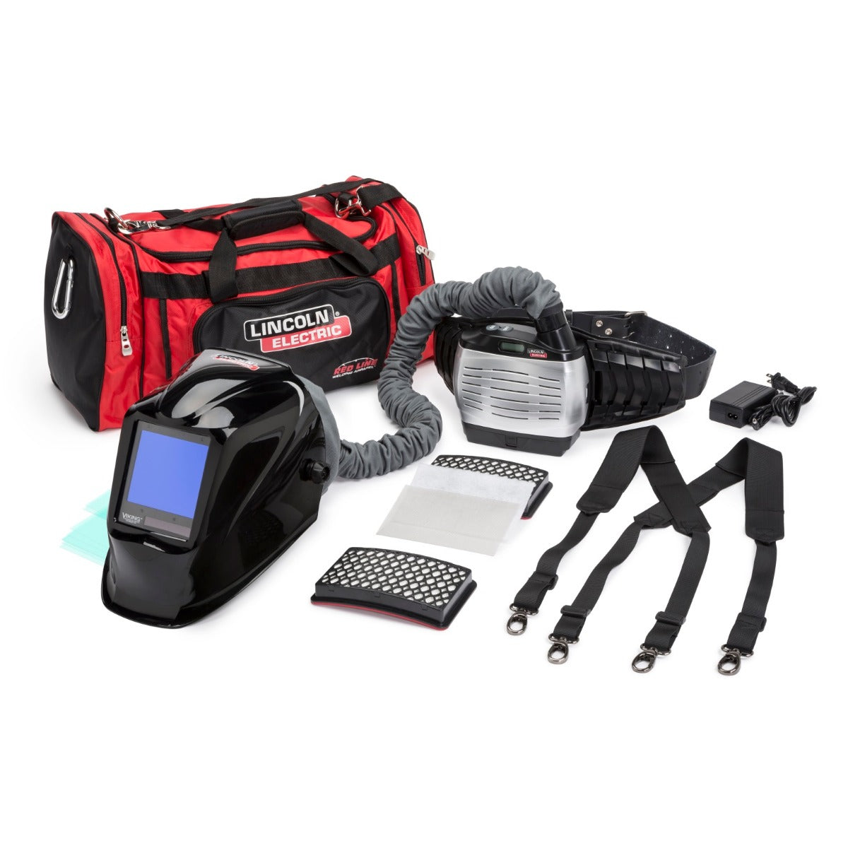 Lincoln PAPR System with 3350 Black Welding Helmet (K3930-1)