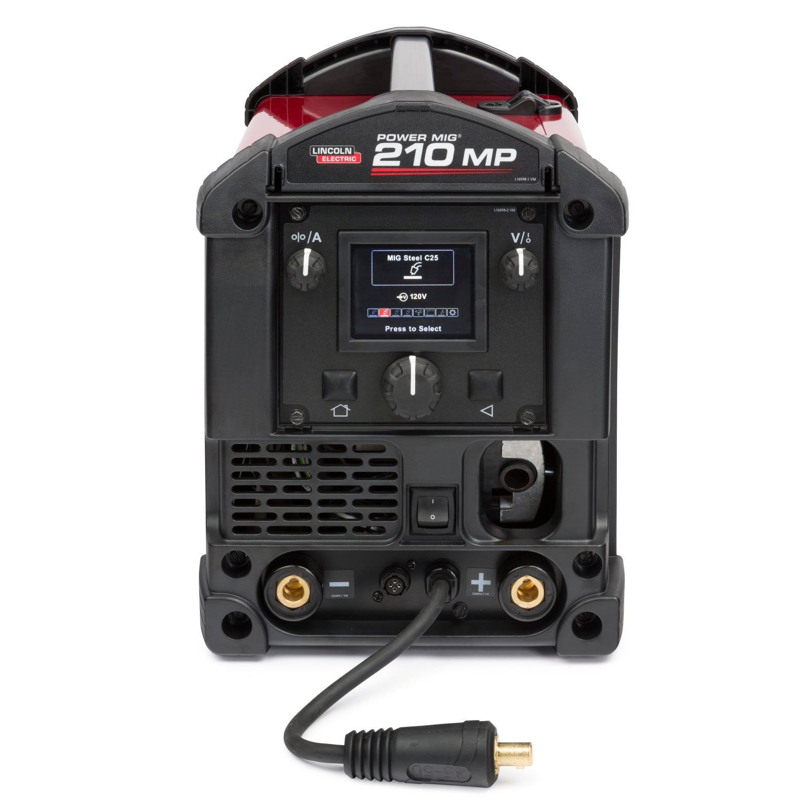 Lincoln Power MIG 210 MP Welder w/ TIG Kit and HD Cart (K4195-2)