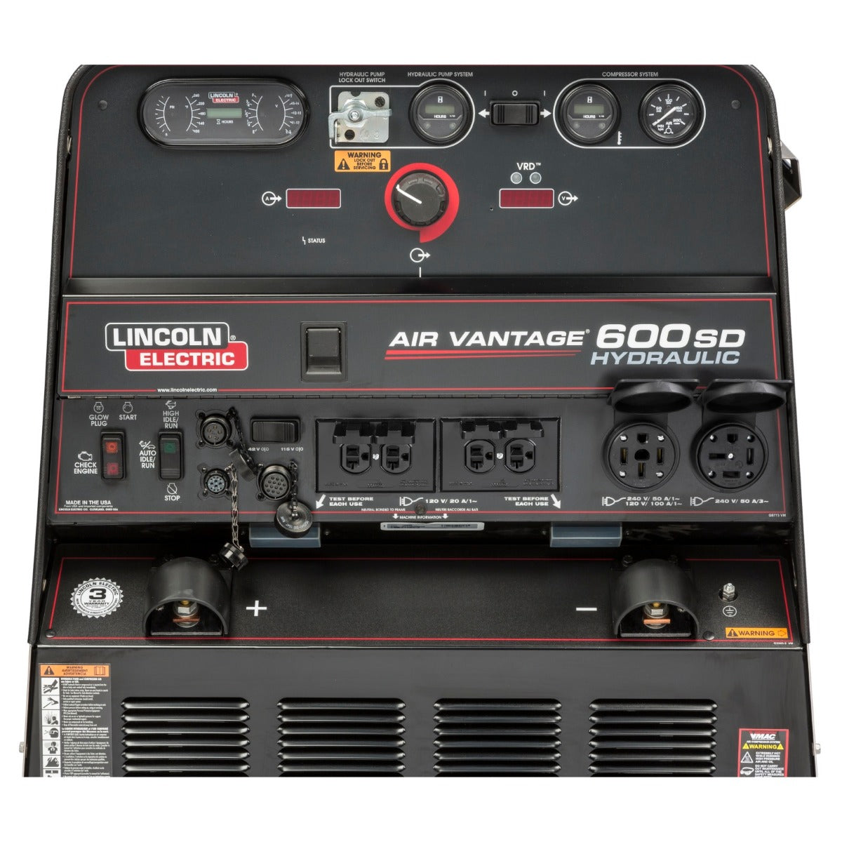 Lincoln Air Vantage 566X Hydraulic Welder/Generator (K3242-3)