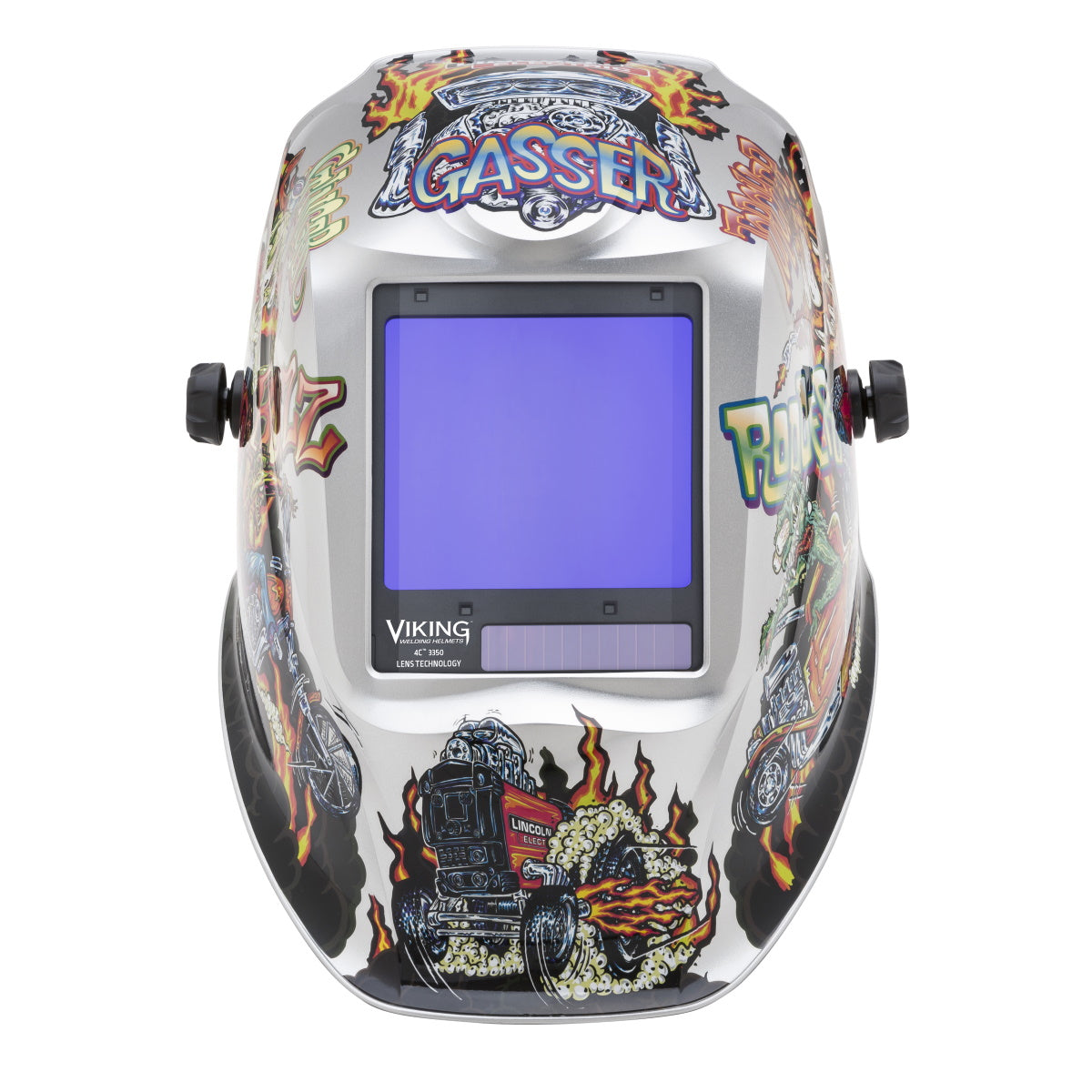 Lincoln Viking 3350 Series Hot Rodders Auto Darkening Welding Helmet (K4440-4)