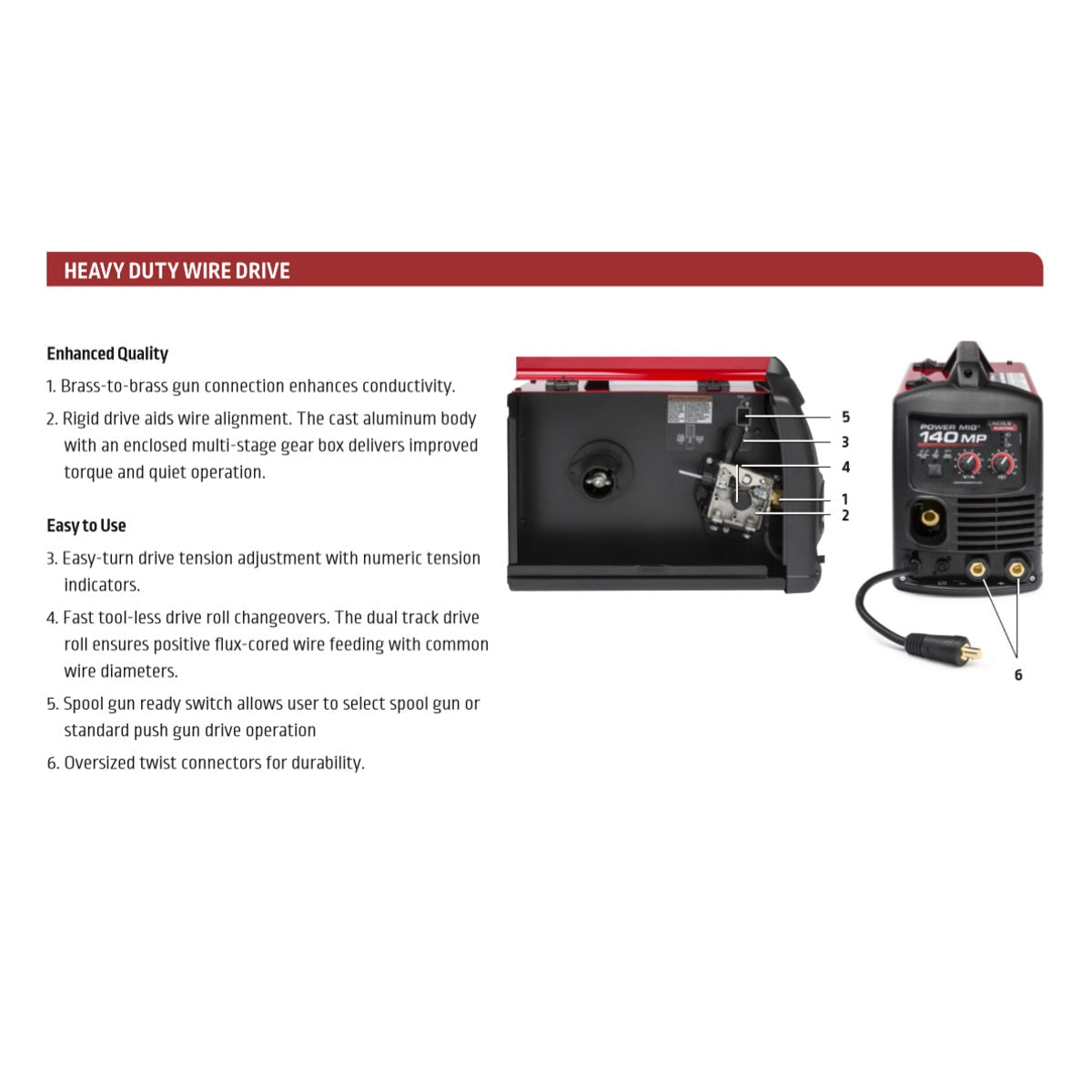 Lincoln Power Mig 140 MP Multi Process Welder TIG One-Pak (K4499-1)