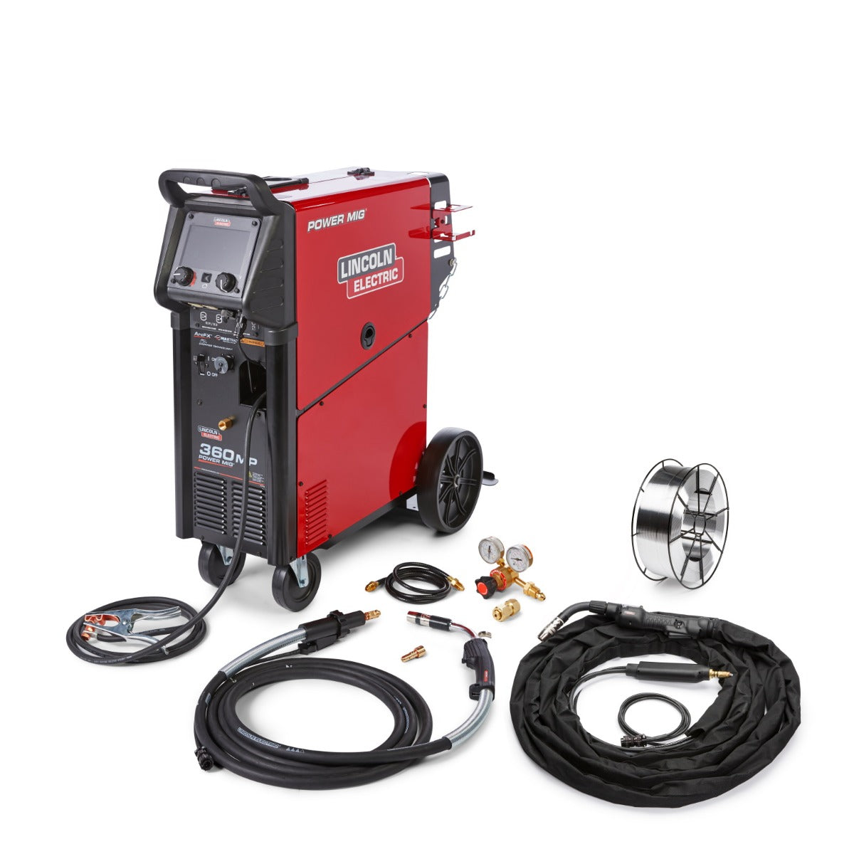 Lincoln Power Mig 360 Multiprocess Welder (Aluminum Trailer Mfg One-Pak) (K4662-1)