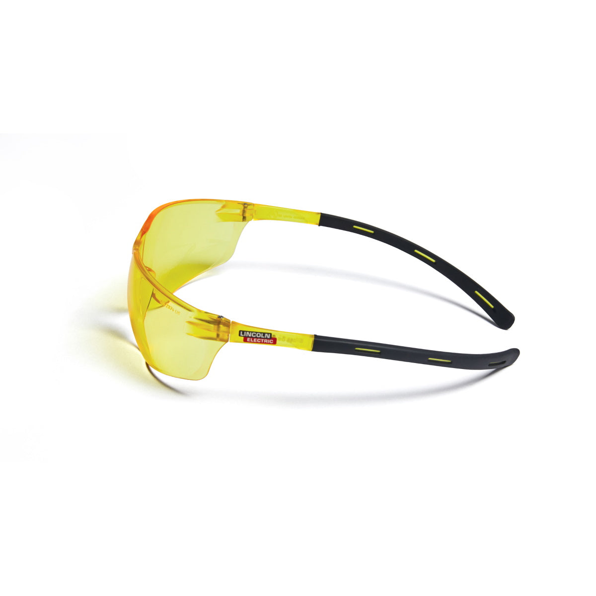 Lincoln Axilite Amber Anti-Fog/Scratch Safety Glasses (K4674-1)