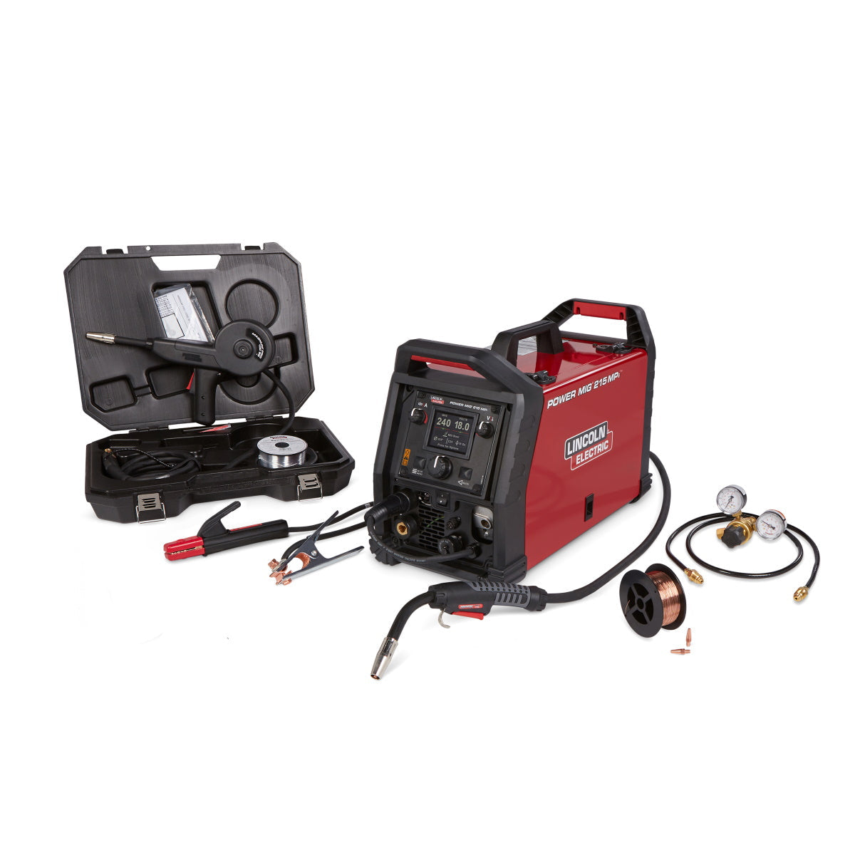 Lincoln Power MIG 215 MPi Multi Process Welder - TIG One Pak (K4878-1)
