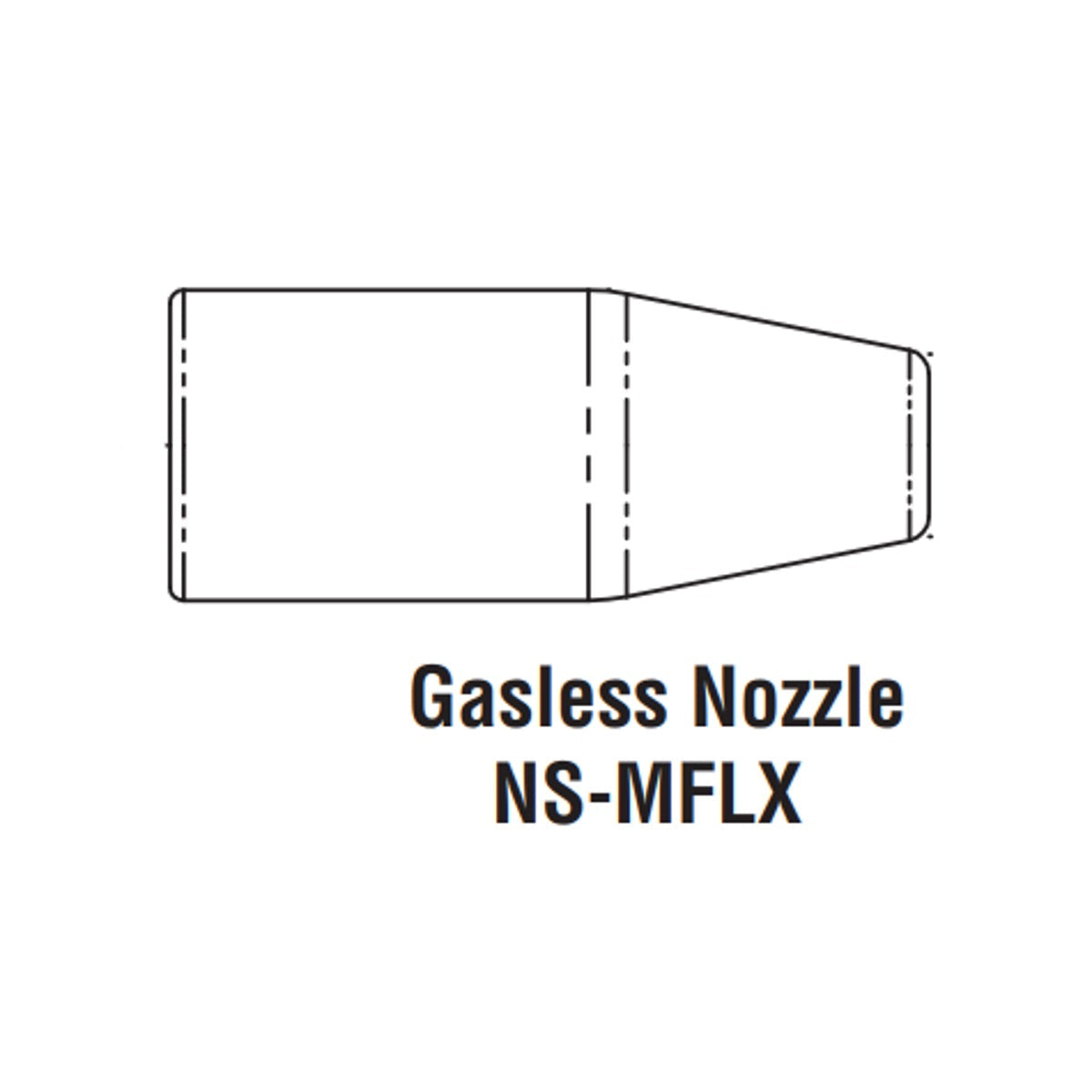 Miller AccuLock MDX 100 MIG Gun Nozzle (Pkg/2)