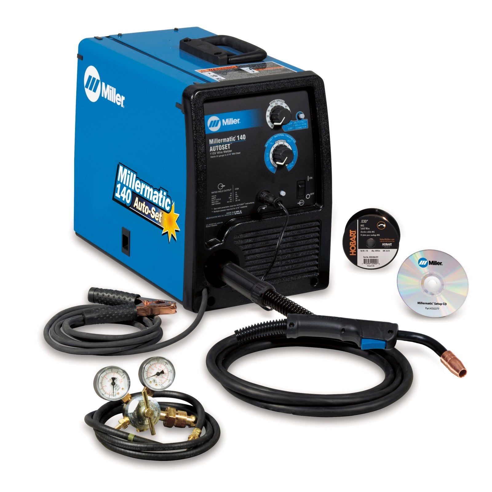 Miller Millermatic 140 MIG Pkg with Auto-Set and Spoolmate 100 (907335)