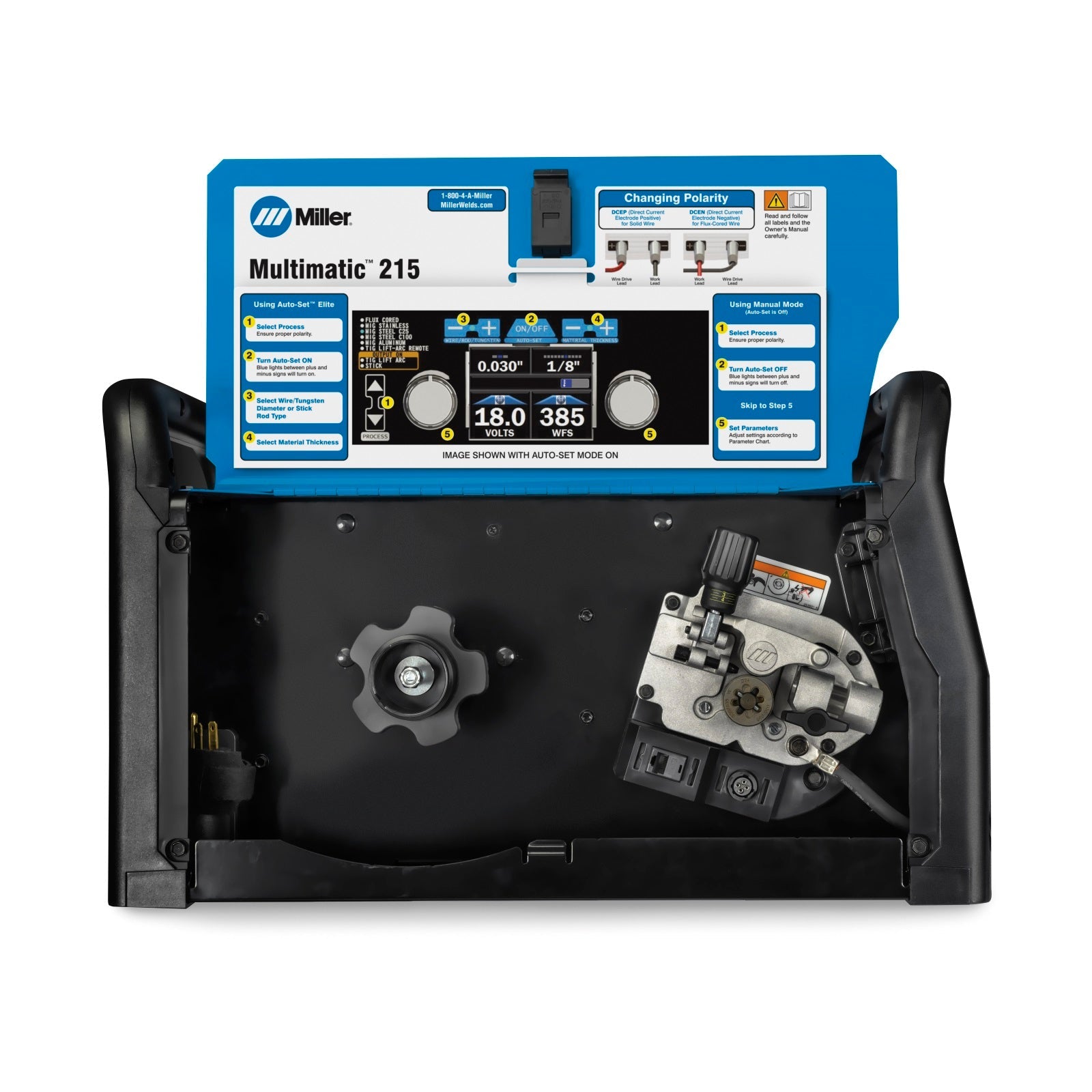 Miller Multimatic 215 Auto-Set Multiprocess Welder with TIG Package (951674)