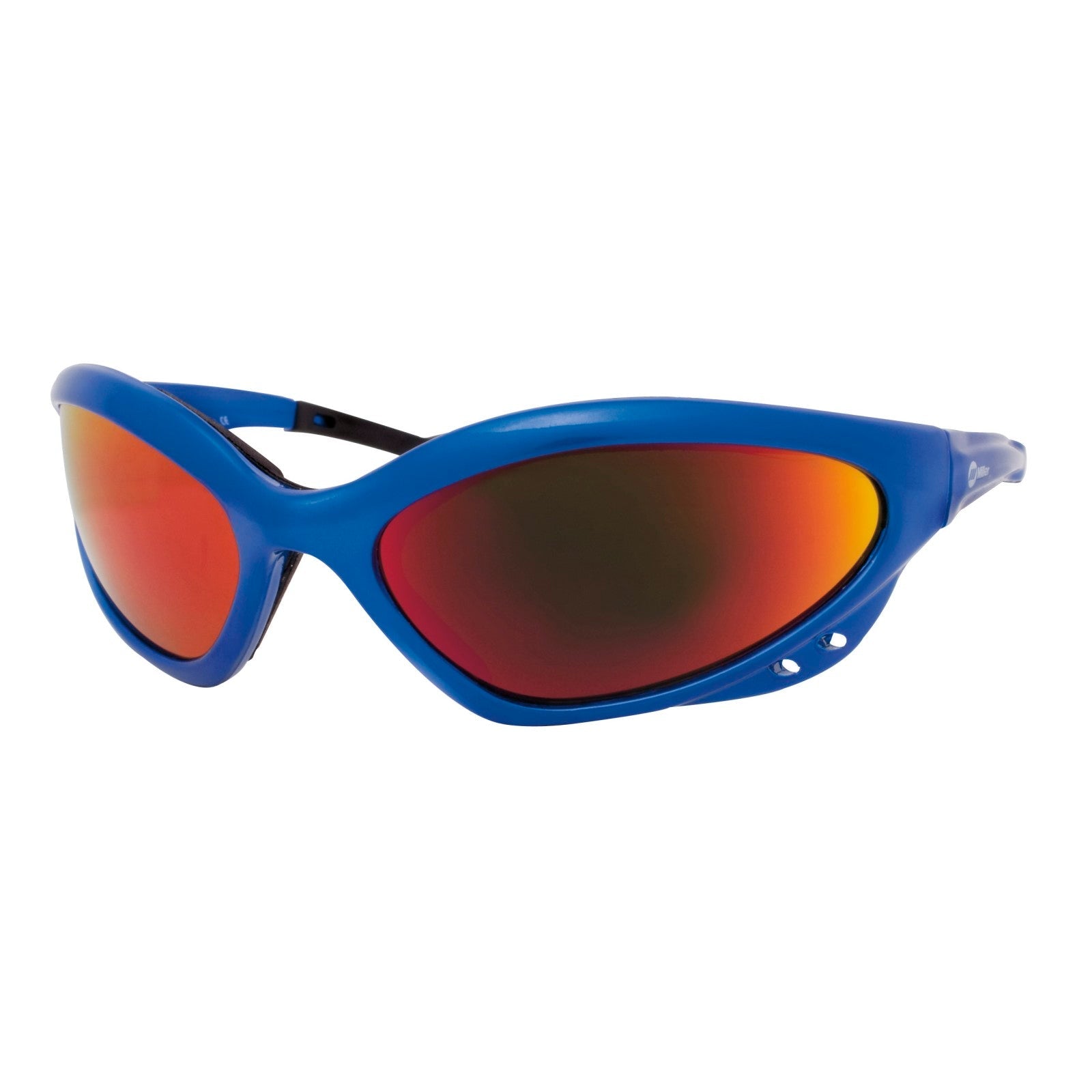 welding goggles sunglasses Miller Shade 5 Blue Frame Safety Glasses for sale (235657)
