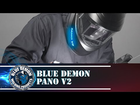 blue demon true view pano v2 welding helmet