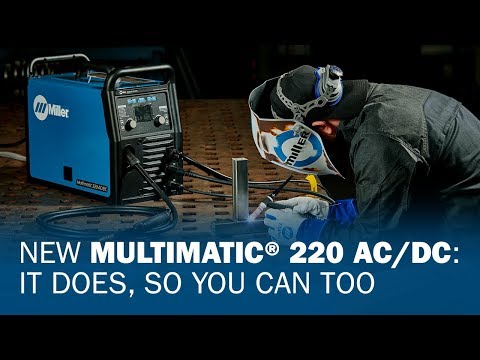 Miller Multimatic 220 AC/DC Multiprocess Welder for Sale - Welding ...