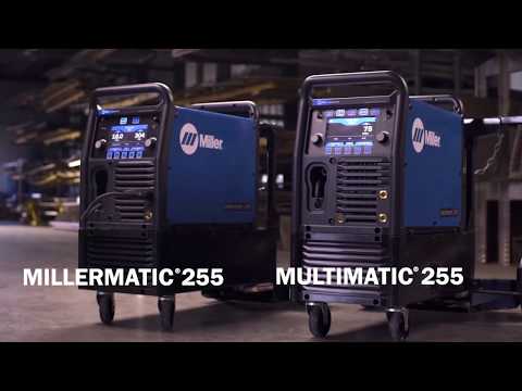 Miller Multimatic 255 Pulsed Multiprocess Welder w/Running Gear and TIG ...