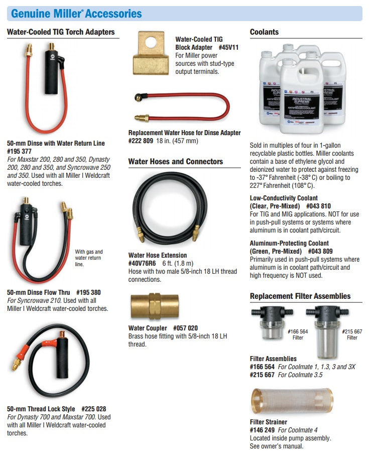 Miller Coolmate 3.5 115V TIG Cooler (300245)