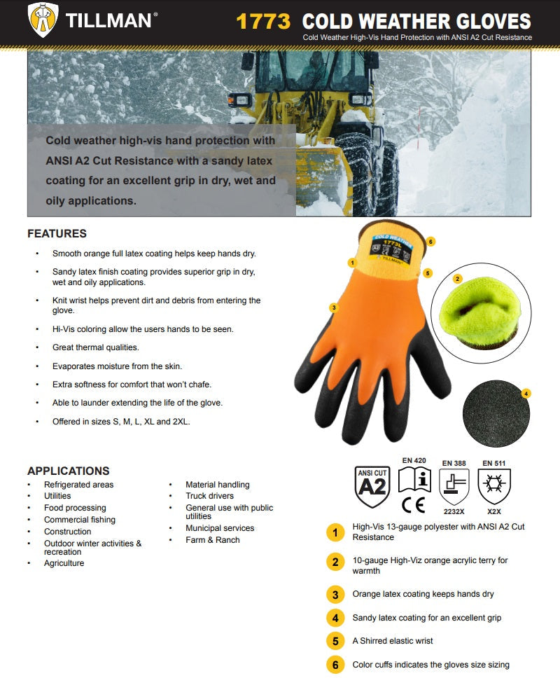 Tillman 1773 Cold Weather Work Glove