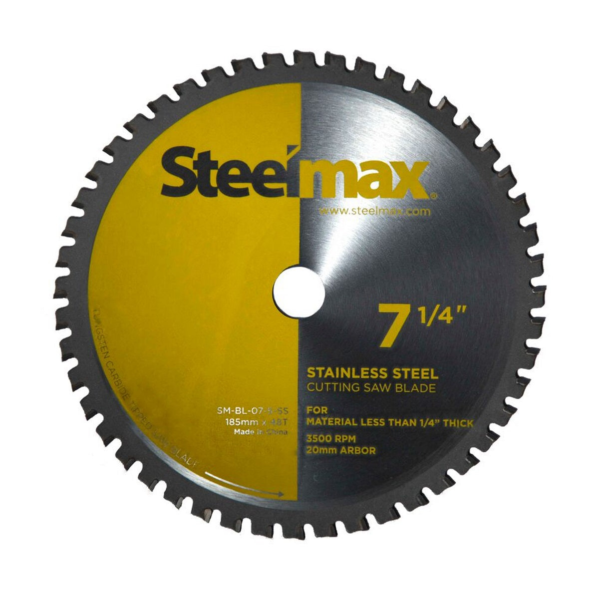 Steelmax TCT Stainless Steel Cutting Saw Blade (SM-BL-XX-SS)