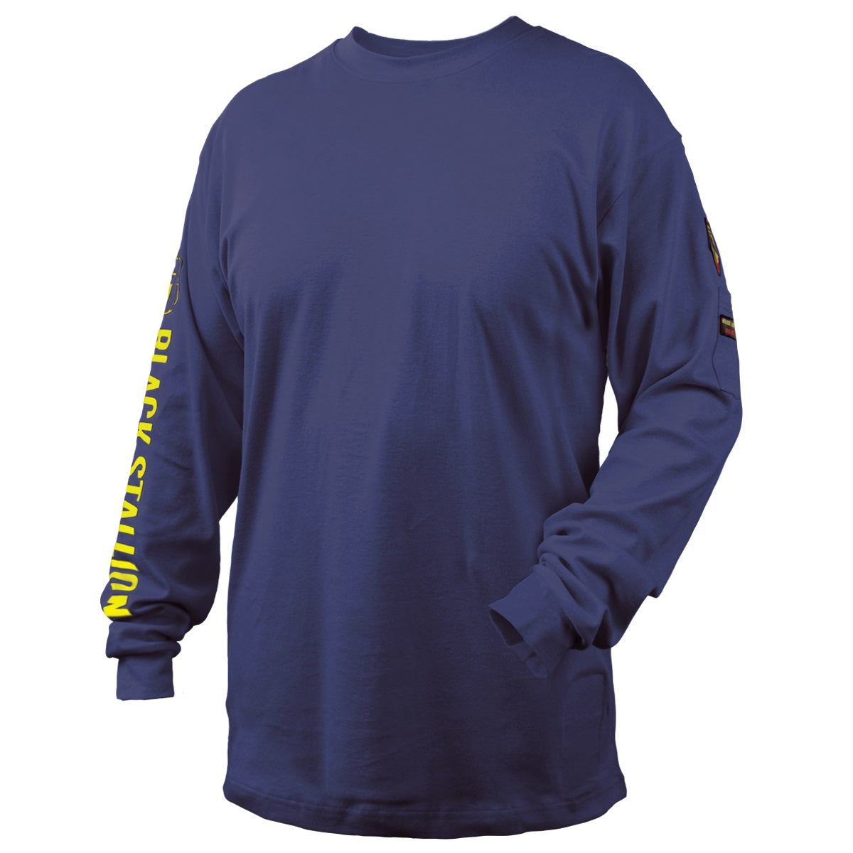 Revco Black Stallion Navy 7oz FR Knit Welding Shirt (TF2510-NV)