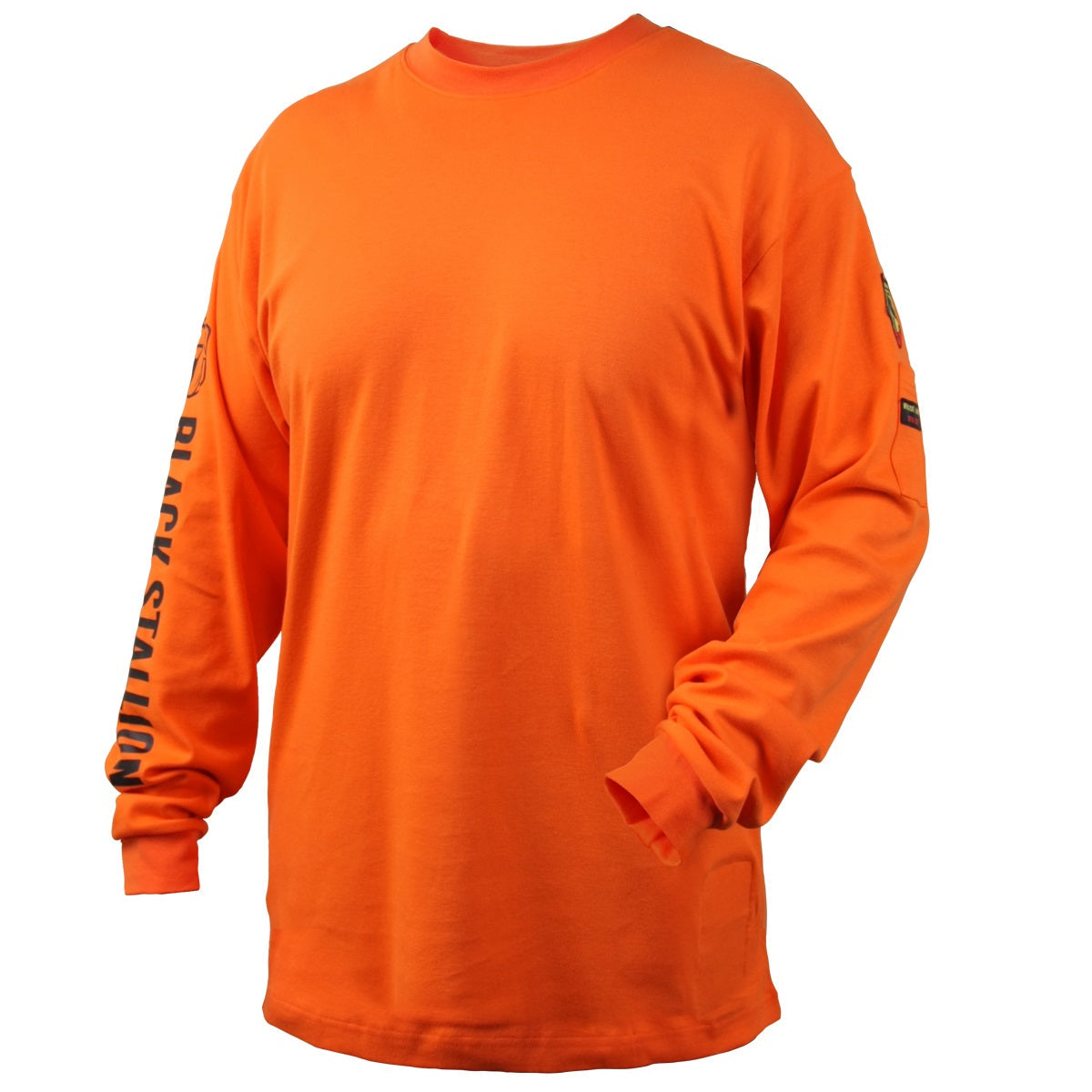Revco Black Stallion Orange 7oz FR Knit Welding Shirt (TF2510-OR)