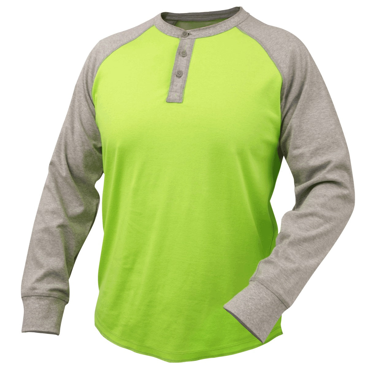 Revco Black Stallion Gray/Lime 7oz FR Welding Jersey Shirt (TF2520-GL)