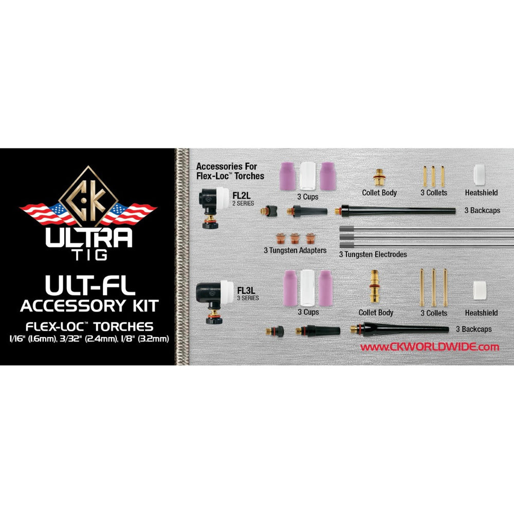 CK Worldwide 17 Series UltraTIG Flexloc Superflex TIG Torch