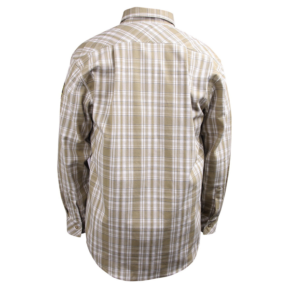 Revco Black Stallion AR/FR Khaki Plaid Cotton Work Shirt (WF2110-PK)